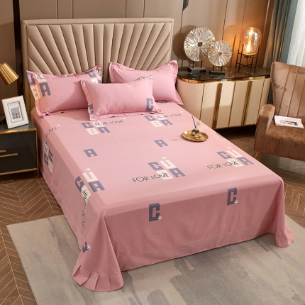 91家纺网 家纺一手货源 找家纺 （总）宝莱利家纺 2023全棉生态磨毛圆角床单