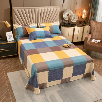 91家纺网 家纺一手货源 找家纺 （总）宝莱利家纺 2023全棉生态磨毛圆角床单