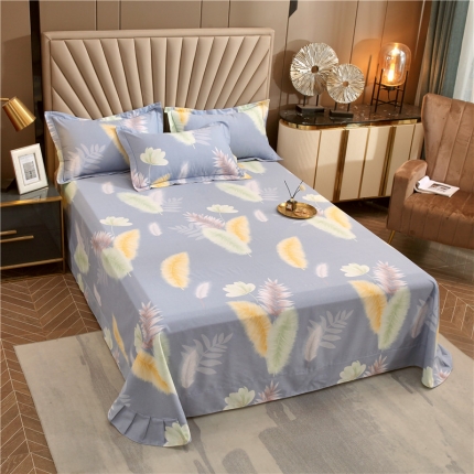 91家纺网 家纺一手货源 找家纺 （总）宝莱利家纺 2023全棉生态磨毛圆角床单