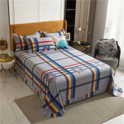 91家纺网 家纺一手货源 找家纺 （总）宝莱利家纺 2023全棉生态磨毛圆角床单