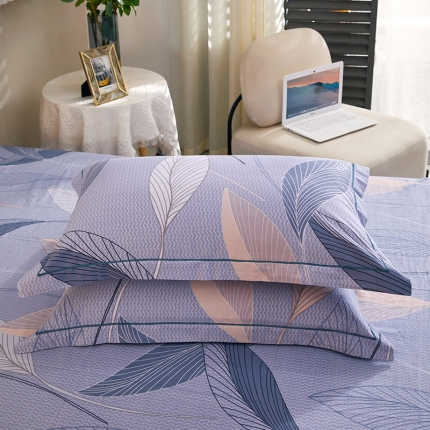 91家纺网 家纺一手货源 找家纺 （总1）安逸家纺 新款全棉枕套加厚生态磨毛学生单枕套一对