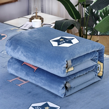 91家纺网 家纺一手货源 找家纺 2025总高克重赋雅-加厚云貂绒毛毯双面绒休闲毯 法莱绒枕套床单盖毯