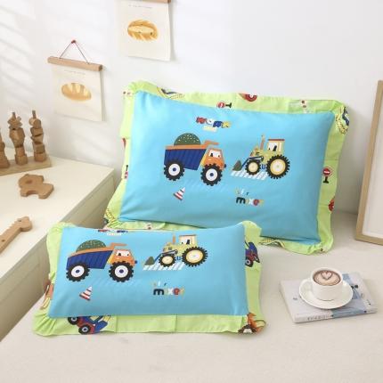 91家纺网 家纺一手货源 找家纺 (总）吉咪兔 2022大版卡通花边枕套