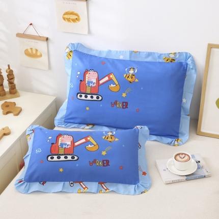 91家纺网 家纺一手货源 找家纺 (总）吉咪兔 2022大版卡通花边枕套