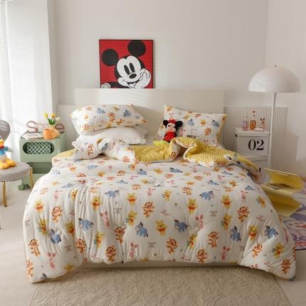 有货 2022迪士尼正版授权抗 病毒针织豆豆被春秋被冬被 跳跳虎宝贝