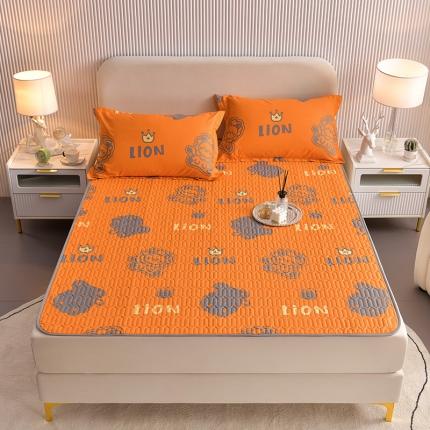 床笠人家 2025新款全棉夹棉防水床垫 狮子王