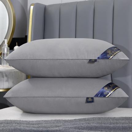 91家纺网 家纺一手货源 找家纺 天意美枕芯  2022新款磨毛亲肤枕 灰色