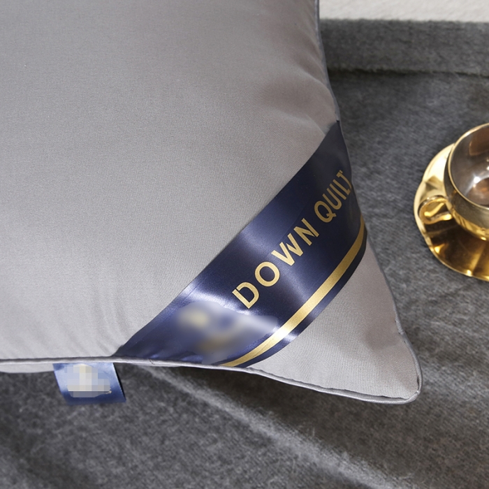 91家纺网 家纺一手货源 找家纺 天意美枕芯  2022新款磨毛亲肤枕 灰色