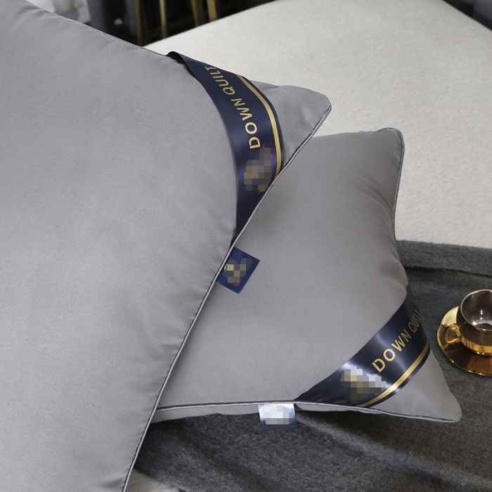 91家纺网 家纺一手货源 找家纺 天意美枕芯  2022新款磨毛亲肤枕 灰色