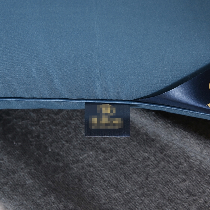 91家纺网 家纺一手货源 找家纺 天意美枕芯  2022新款磨毛亲肤枕 蓝色