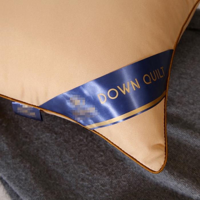 91家纺网 家纺一手货源 找家纺 天意美枕芯  2022新款磨毛亲肤枕 驼色