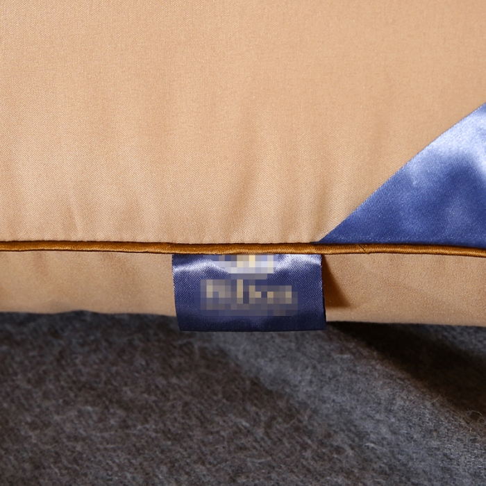 91家纺网 家纺一手货源 找家纺 天意美枕芯  2022新款磨毛亲肤枕 驼色