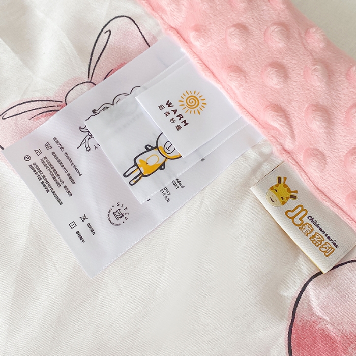 91家纺网 家纺一手货源 找家纺 一米阳光 2022新款迪士尼豆豆绒夏被四件套 米妮宝宝