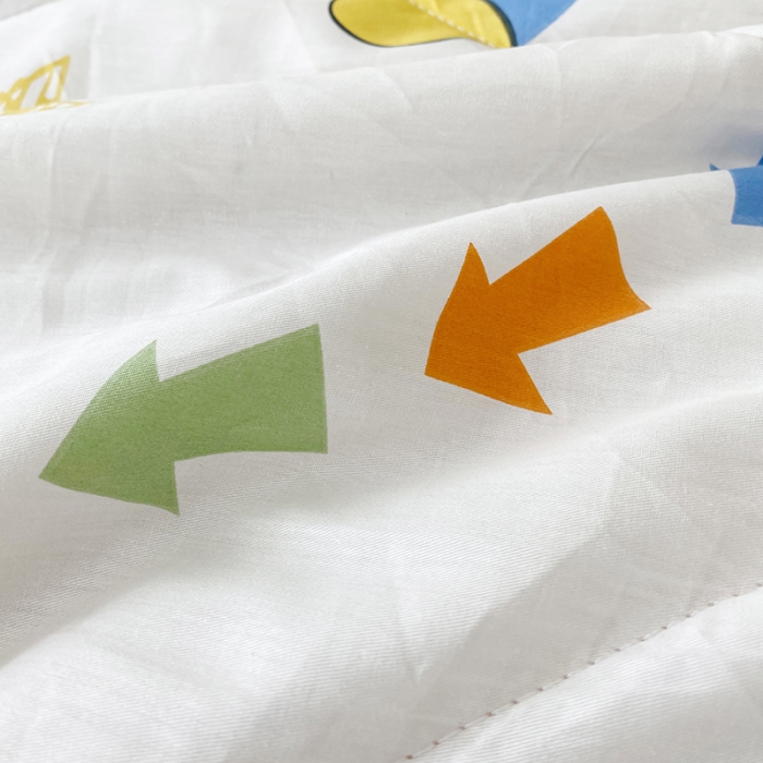 91家纺网 家纺一手货源 找家纺 一米阳光 2022新款迪士尼豆豆绒夏被四件套 维尼家族（大头像）