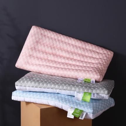 2022新款冰丝凉感按摩豆豆枕低枕成人护颈枕芯