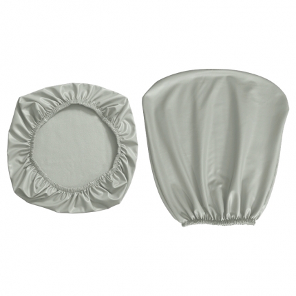 91家纺网 家纺一手货源 找家纺 PU防水弹力分体椅子套  纯色办公桌转椅套子 分体椅套