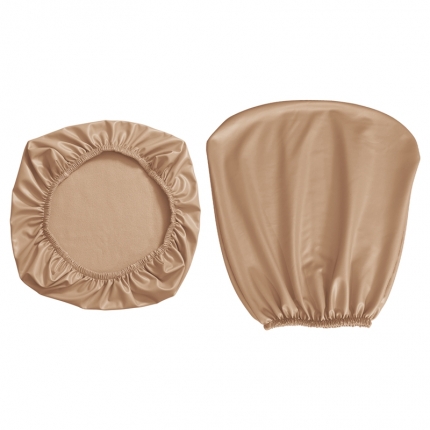 91家纺网 家纺一手货源 找家纺 PU防水弹力分体椅子套  纯色办公桌转椅套子 分体椅套