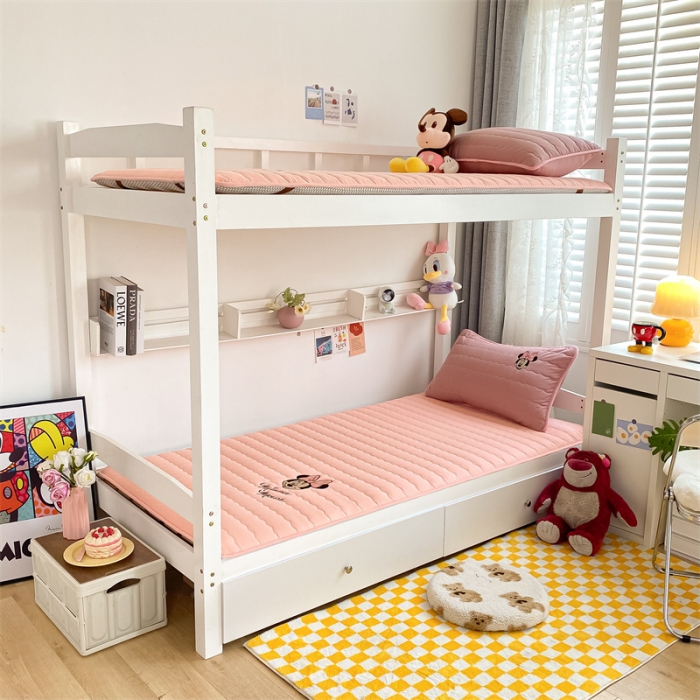 91家纺网 家纺一手货源 找家纺 鑫钰 2023新款烫画学生床垫 米妮