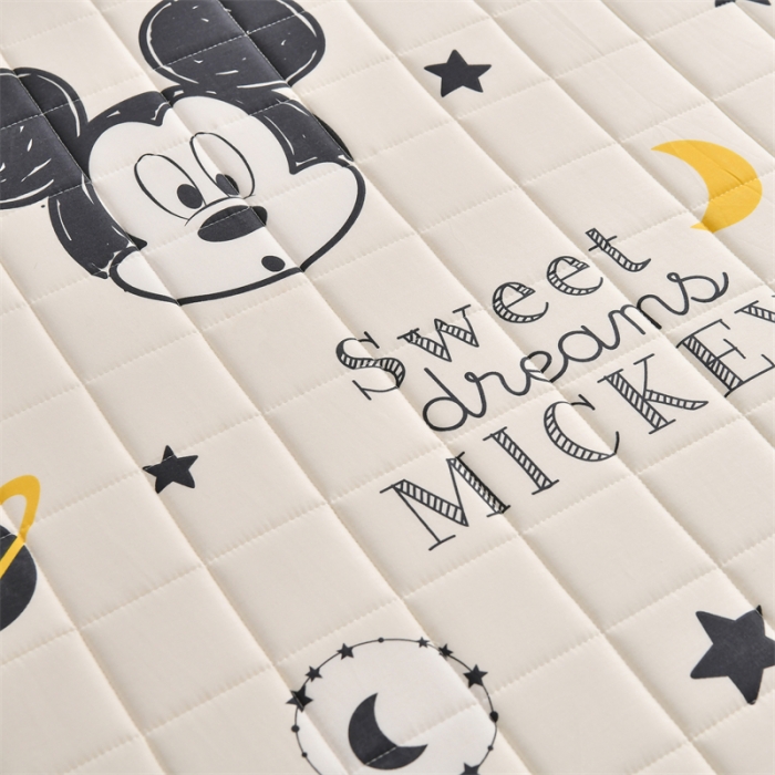 91家纺网 家纺一手货源 找家纺 鑫钰 2023新款全棉印花迪士尼床垫 米奇
