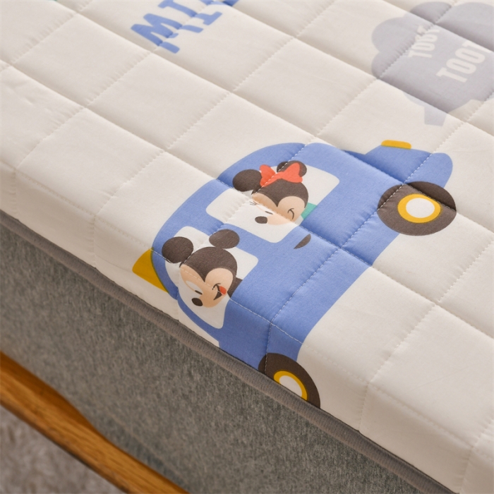 91家纺网 家纺一手货源 找家纺 鑫钰 2023新款全棉印花迪士尼床垫 西西里