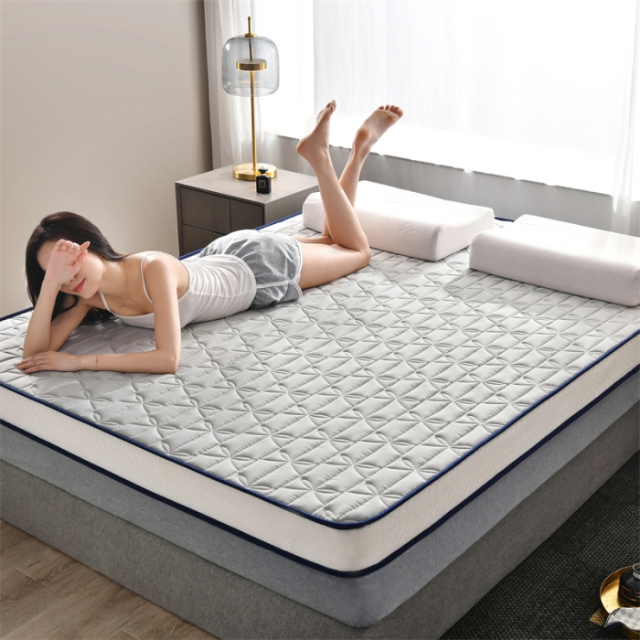 91家纺网 家纺一手货源 找家纺 鑫钰 2023新款成人蝴蝶结立体床垫 高级灰