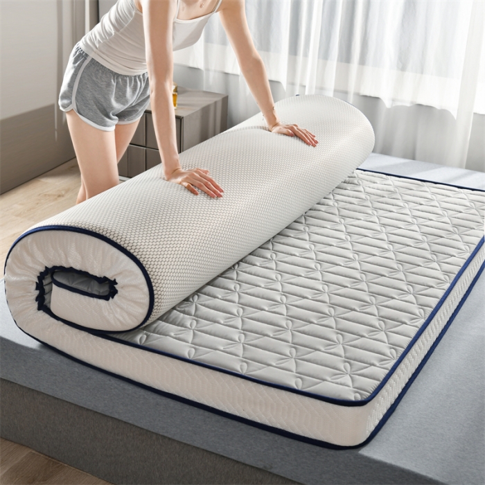 91家纺网 家纺一手货源 找家纺 鑫钰 2023新款成人蝴蝶结立体床垫 高级灰