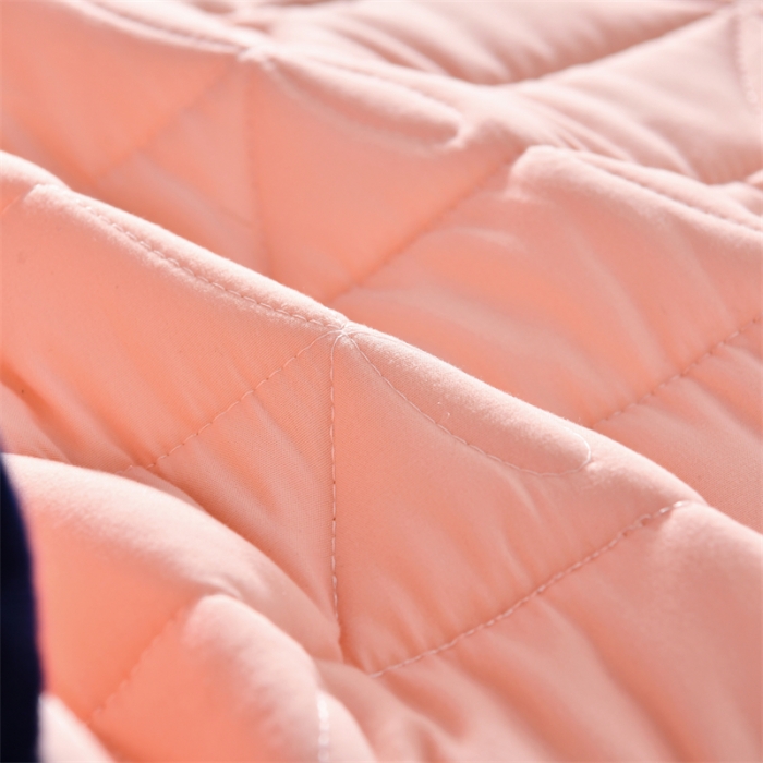 91家纺网 家纺一手货源 找家纺 鑫钰 2023新款成人蝴蝶结立体床垫 香妃粉