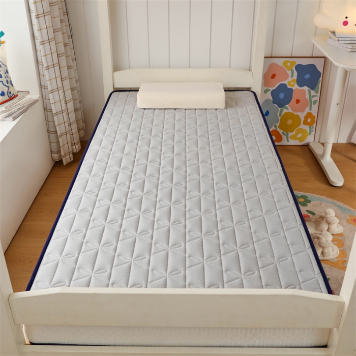 91家纺网 家纺一手货源 找家纺 鑫钰 2023新款学生蝴蝶结立体床垫 高级灰