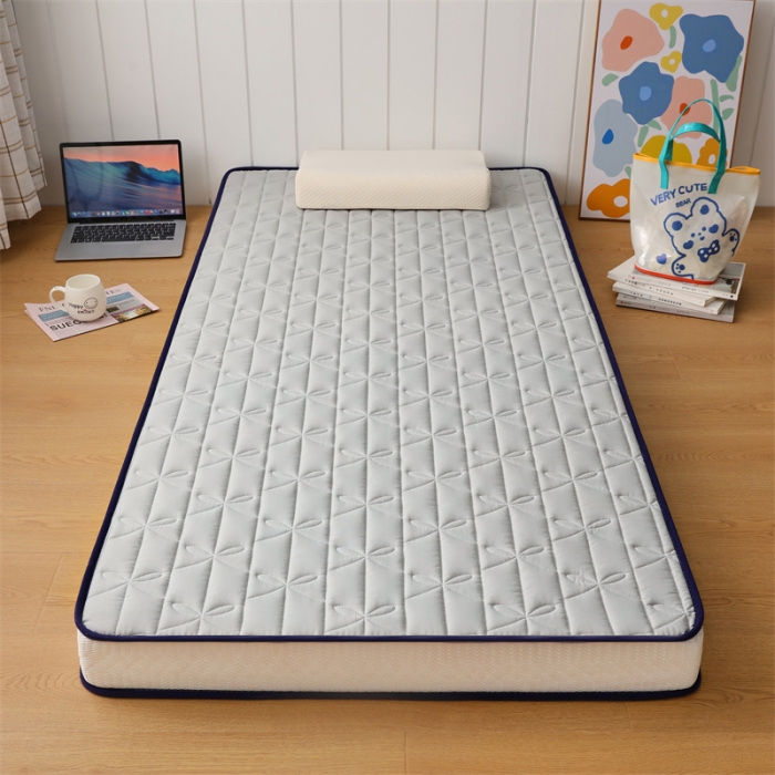 91家纺网 家纺一手货源 找家纺 鑫钰 2023新款学生蝴蝶结立体床垫 高级灰
