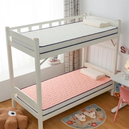 鑫钰 2023新款学生蝴蝶结立体床垫 香妃粉