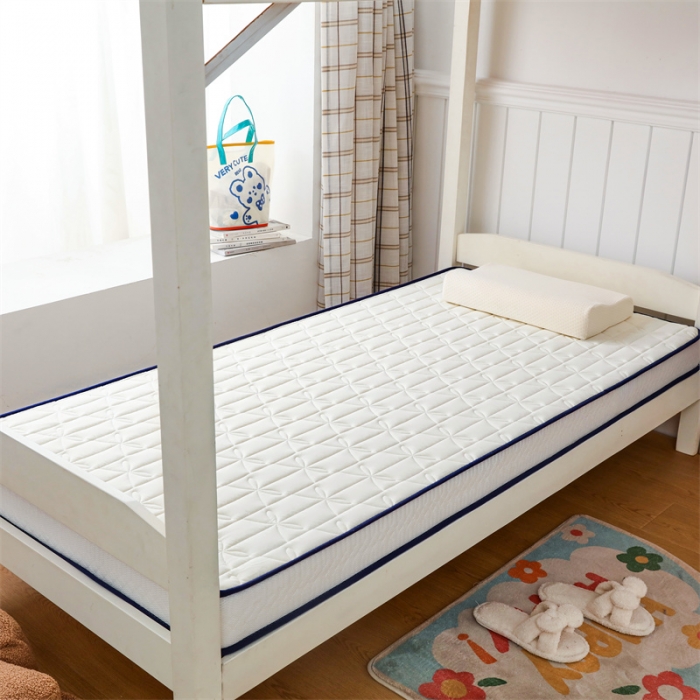 91家纺网 家纺一手货源 找家纺 鑫钰 2023新款学生蝴蝶结立体床垫 象牙白