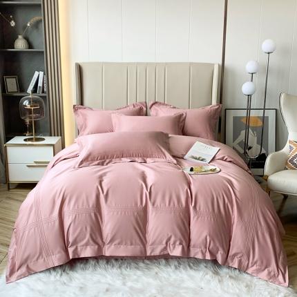 91家纺网 家纺一手货源 找家纺 总 娇逸 2022新品100支长绒棉轻奢风滚绳四件套-岚系列