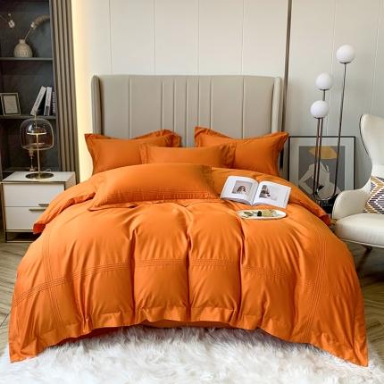 91家纺网 家纺一手货源 找家纺 总 娇逸 2022新品100支长绒棉轻奢风滚绳四件套-岚系列