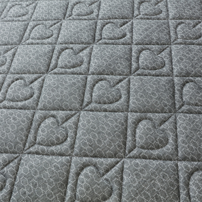 91家纺网 家纺一手货源 找家纺 鑫钰 2023新款学生针织立体床垫 草莓熊-高级灰