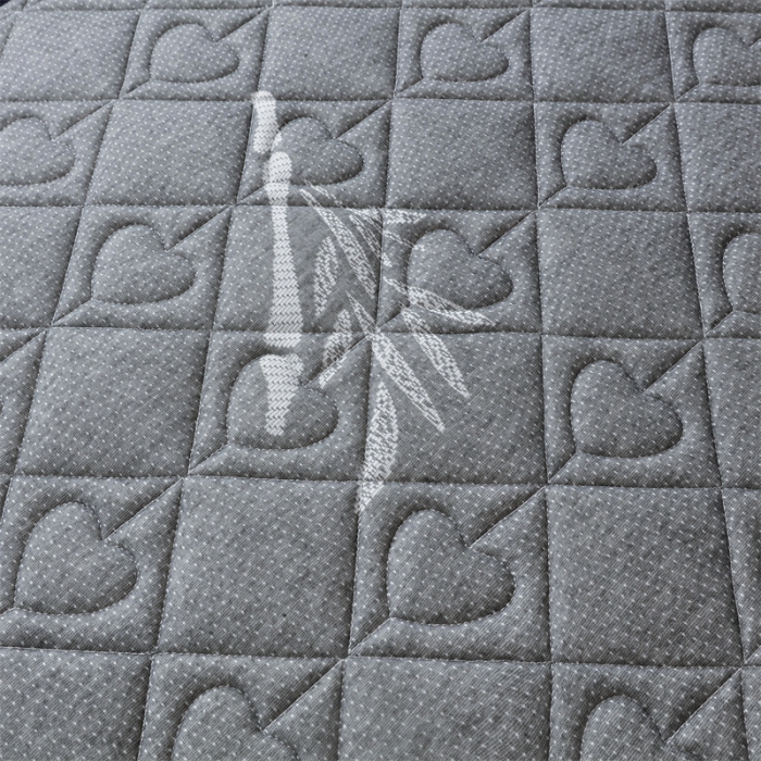 91家纺网 家纺一手货源 找家纺 鑫钰 2023新款学生针织立体床垫 草莓熊-竹叶灰