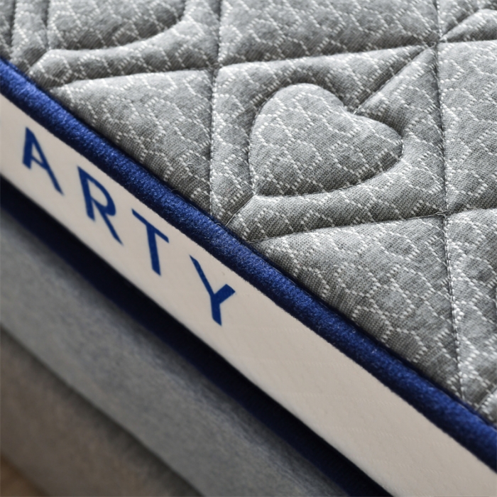 91家纺网 家纺一手货源 找家纺 鑫钰 2023新款成人针织立体床垫 草莓熊-高级灰