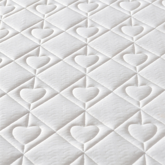 91家纺网 家纺一手货源 找家纺 鑫钰 2023新款成人针织立体床垫 草莓熊-象牙白