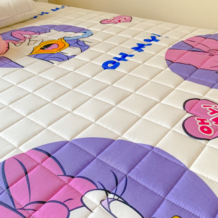 91家纺网 家纺一手货源 找家纺 鑫钰 2023新款迪士尼印花学生床垫 黛西