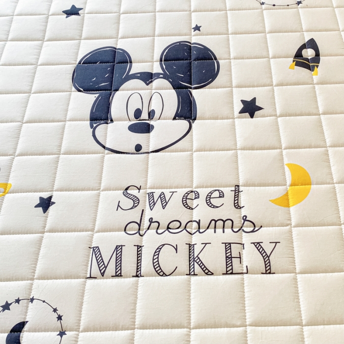 91家纺网 家纺一手货源 找家纺 鑫钰 2023新款迪士尼印花学生床垫 米奇