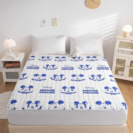 91家纺网 家纺一手货源 找家纺 鑫钰 2023新款迪士尼长绒棉床笠罩 蓝奇