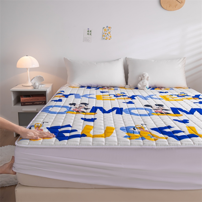 91家纺网 家纺一手货源 找家纺 鑫钰 2023新款迪士尼长绒棉床笠罩 布鲁托