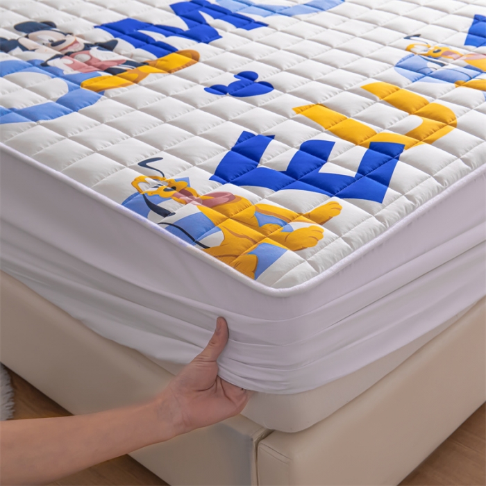 91家纺网 家纺一手货源 找家纺 鑫钰 2023新款迪士尼长绒棉床笠罩 布鲁托