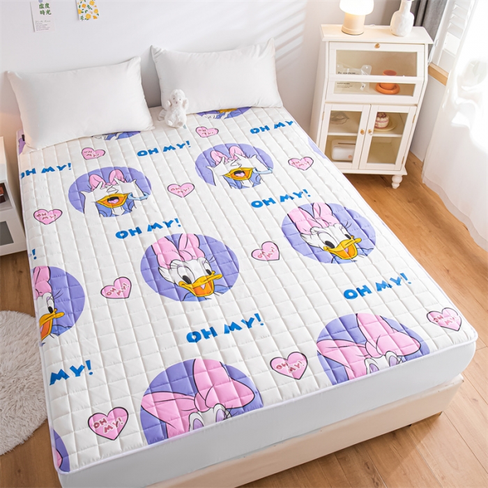 91家纺网 家纺一手货源 找家纺 鑫钰 2023新款迪士尼长绒棉床笠罩 黛西