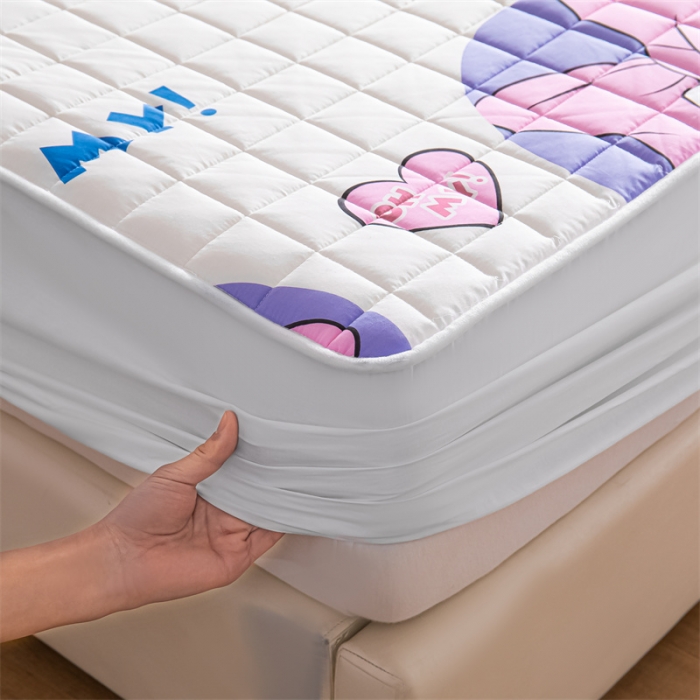 91家纺网 家纺一手货源 找家纺 鑫钰 2023新款迪士尼长绒棉床笠罩 黛西