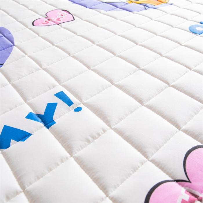 91家纺网 家纺一手货源 找家纺 鑫钰 2023新款迪士尼长绒棉床笠罩 黛西