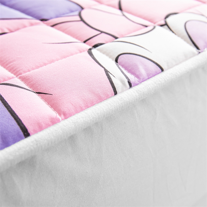 91家纺网 家纺一手货源 找家纺 鑫钰 2023新款迪士尼长绒棉床笠罩 黛西