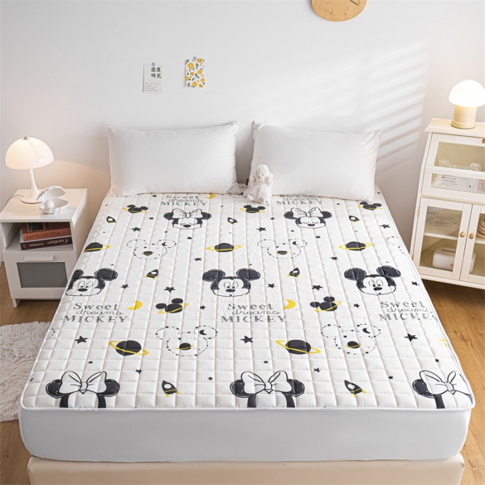 91家纺网 家纺一手货源 找家纺 鑫钰 2023新款迪士尼长绒棉床笠罩 米奇