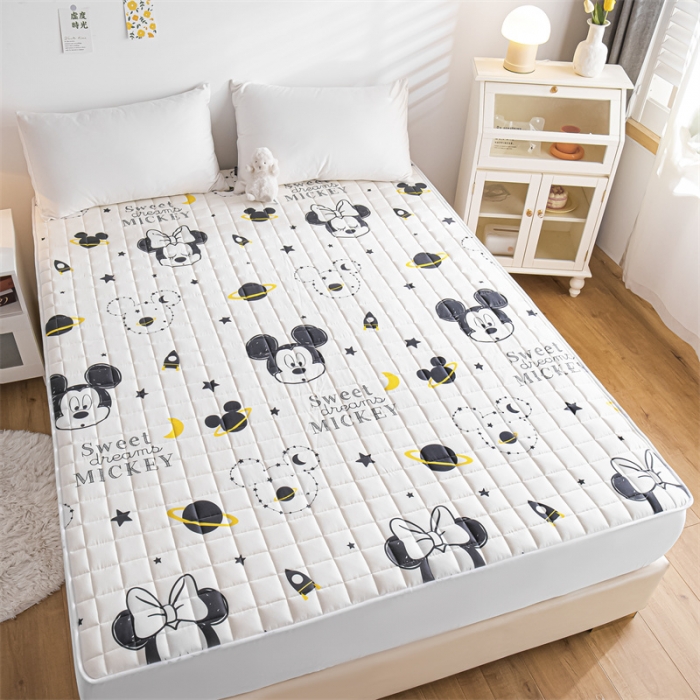 91家纺网 家纺一手货源 找家纺 鑫钰 2023新款迪士尼长绒棉床笠罩 米奇