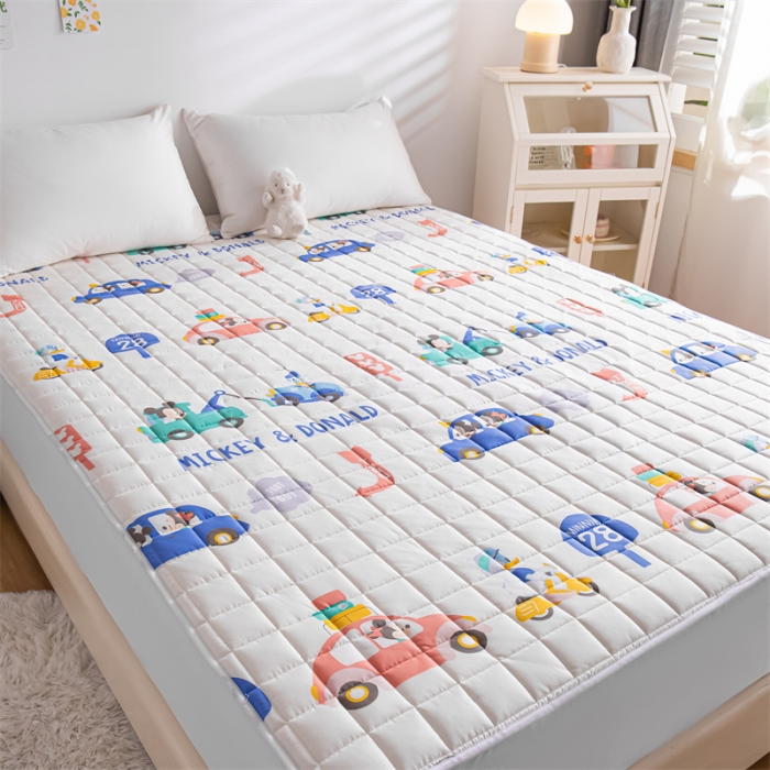 91家纺网 家纺一手货源 找家纺 鑫钰 2023新款迪士尼长绒棉床笠罩 西西里