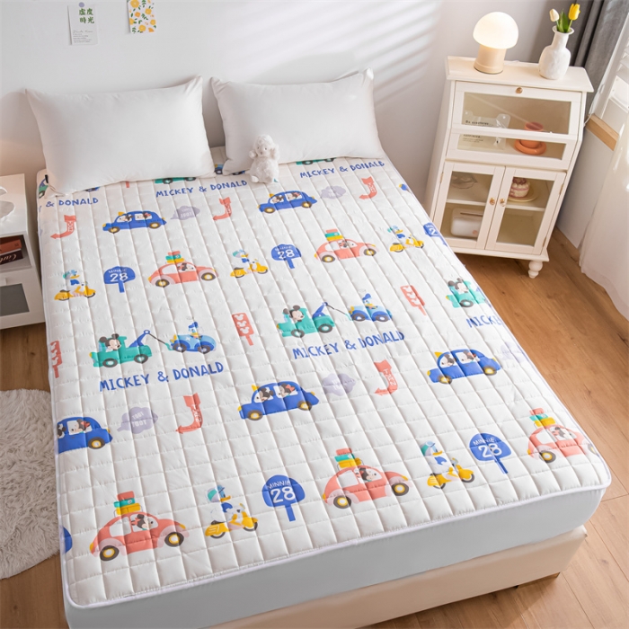 91家纺网 家纺一手货源 找家纺 鑫钰 2023新款迪士尼长绒棉床笠罩 西西里